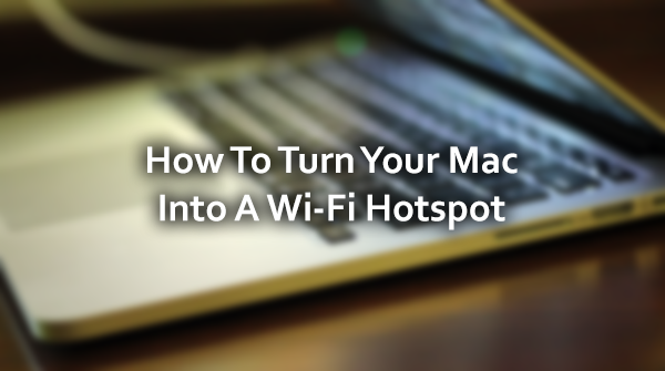 use mac as internet hotspot for ps4 wireless